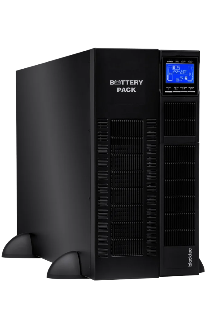 Blacktec Rack Tower On-line 6kVA 10kVA Przód Pionowo