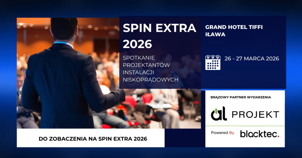 SPIN Extra 2026 – systemy UPS Blacktec dla infrastruktury IT