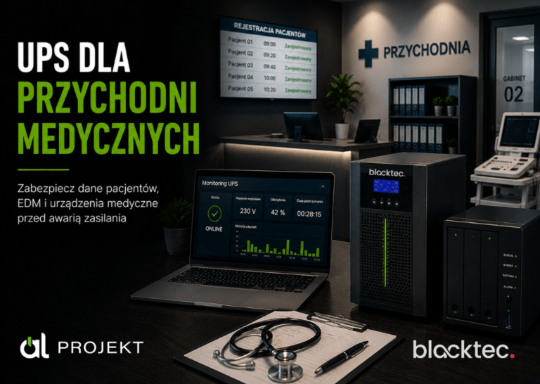 Read more about the article UPS dla przychodni medycznych i gabinetów lekarskich – dlaczego niezawodne zasilanie jest kluczowe?