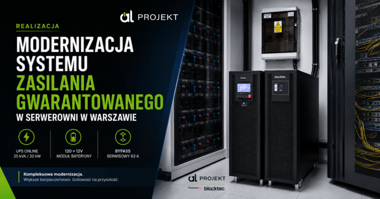 Read more about the article Modernizacja systemu UPS w serwerowni w Warszawie
